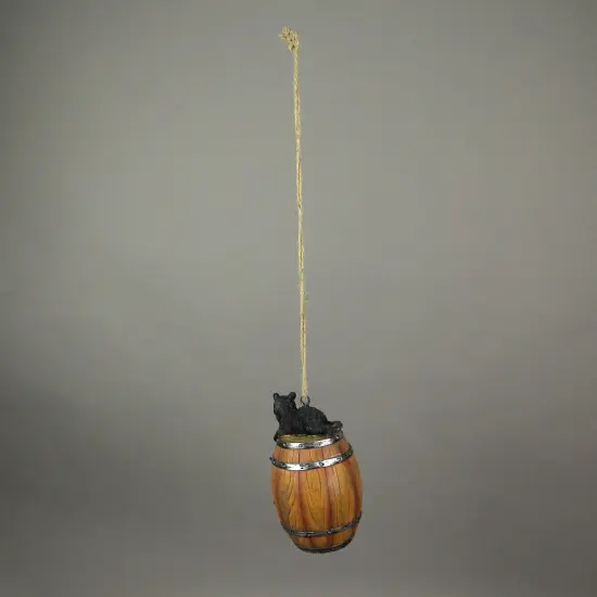 Resin Black Bears Decorative Birdhouse {6}