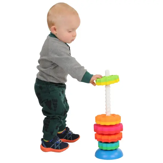 Fat Brain Toys SpinAgain Stacking Toy {3}