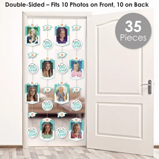 Big Dot of Happiness Medical School Graduation Party Vertical Photo Garland 35 Pieces {3}