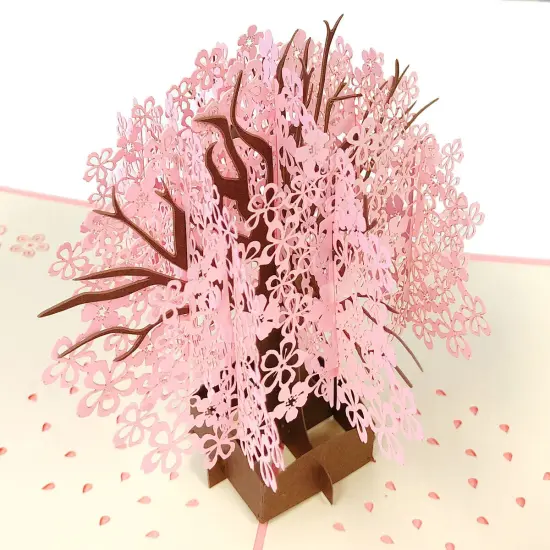 Wrapables (Set of 4) 3D Pop-Up Greeting Cards for Birthday, Thank you, Anniversary, Wedding, Holidays Cake Unicorn Peony {9}