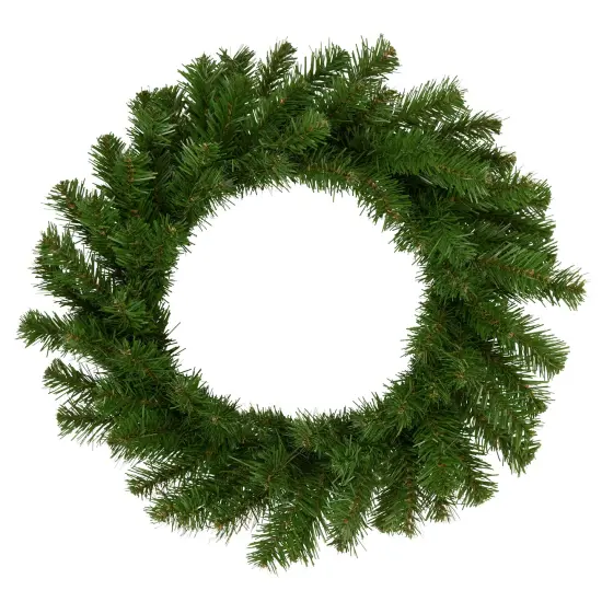 Northlight Deluxe Dorchester Pine Artificial Christmas Wreath - 18 - Unlit Green {1}