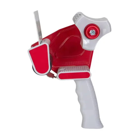 Northlight 10" Red and Gray One Handed 3 Inch Packing Tape Gun {1}