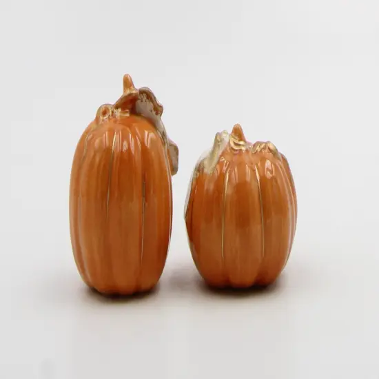 Ceramic Autumn Harvest Pumpkins Salt and Pepper, Home D&eacute;cor, Gift for Her, Mom, Kitchen D&eacute;cor, Fall D&eacute;cor, Thanksgiving D&eacute;cor {4}