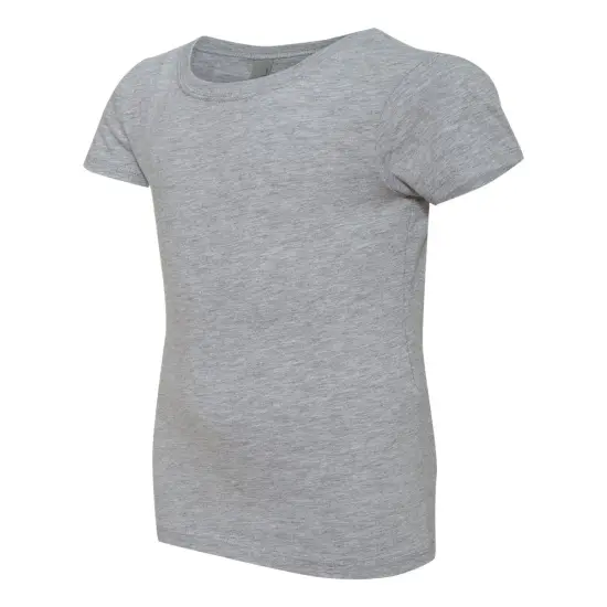 Next Level&reg; Girls&rsquo; Cotton Princess Crewneck Short Sleeve T-Shirt Tahiti blue {4}