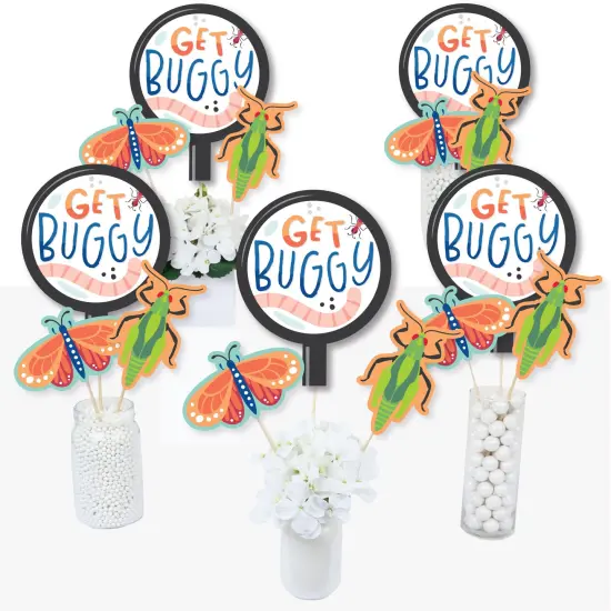 Big Dot of Happiness Buggin' Out - Bugs Birthday Party Centerpiece Sticks - Table Toppers - Set of 15 {3}