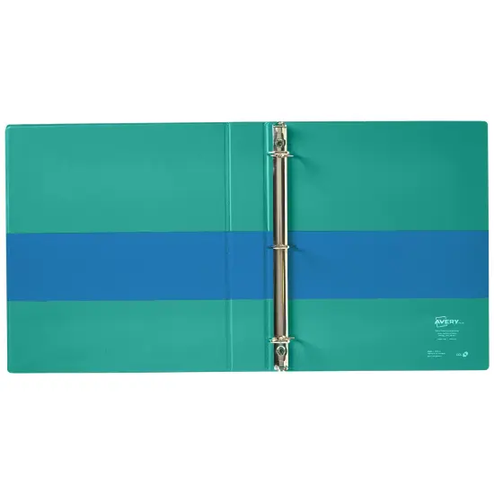 Avery Two-Tone Durable View 3 Ring Binder, 1.5 Inch Slant Rings, Blue/Teal Binder (17292) {6}