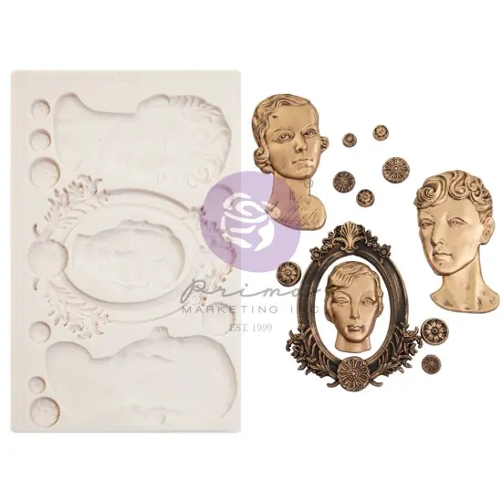 Finnabair Decor Moulds 5"X8"X8mm-Vintage Ladies {2}