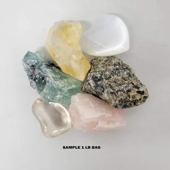 MYSTERY CRYSTAL BAG - Random Pick by the weight 1 LB to 3 LBS {4}