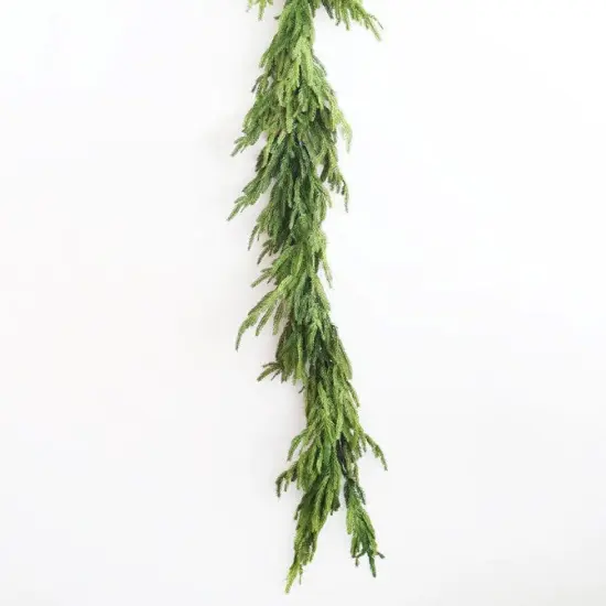 Real Touch Norfolk Pine Garland - 72" {2}
