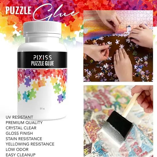 Pixiss Puzzle Saver Glue Kit {3}