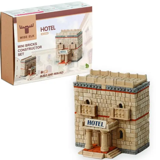 Mini Bricks Construction Set - Hotel {1}