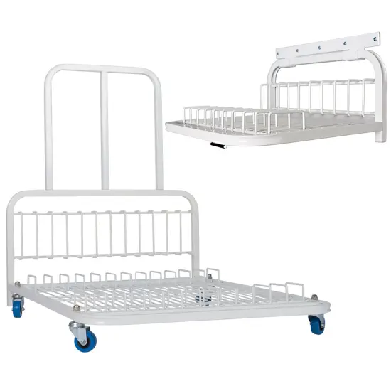 Dryden Art Canvas Storage Rack & Frame Keeper, Mobile Cart, Large Floor Model with Casters and Handle {2}