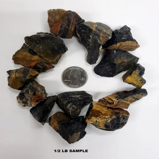 Black Onyx Crystal Stones - Rough Crystals Bulk {4}