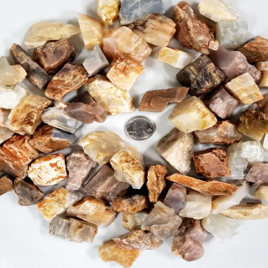 Rough Moonstone Crystals from India {3}