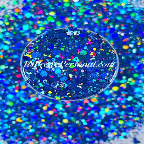 &ldquo;Denim Blues XL&rdquo;- Holographic XL {3}