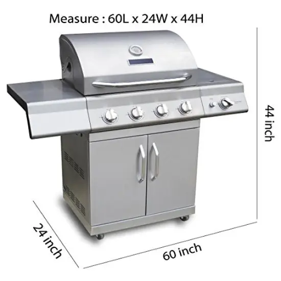 G128 Don't Tread On Me Gadsden Grill Cover | 60 inch | Gas Grill Cover Waterproof, UV Resistant BBQ Grill Cover, Fits Most Brands of Grills {3}