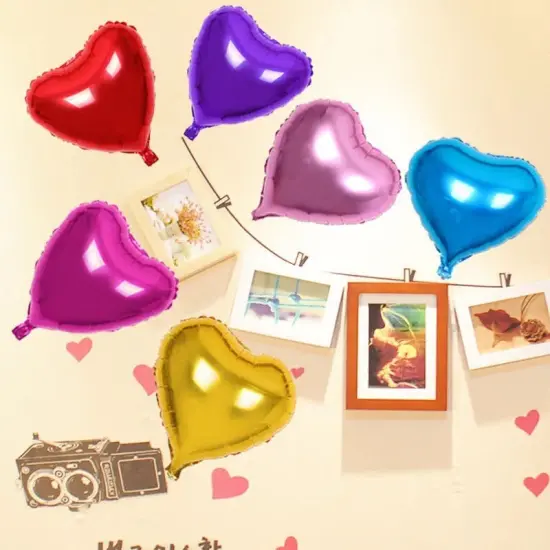 6 PCS Love Heart Helium Balloons {2}