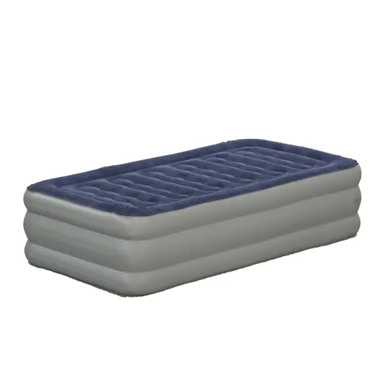 Emma and Oliver 18 Inch Raised Inflatable Air Mattress With Internal Electric Pump {3}