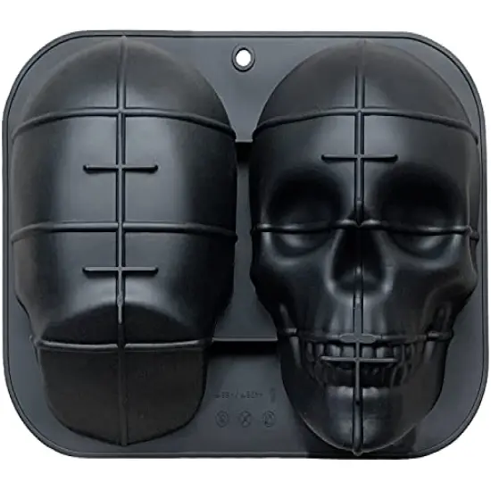 Extra Large Silicone Skull Cake Mold Haunted Skull Baking Cake Pan for Halloween and Birthday Party {2}