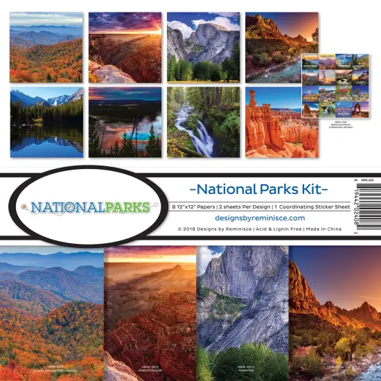 Reminisce Collection Kit 12"X12"-National Parks {1}