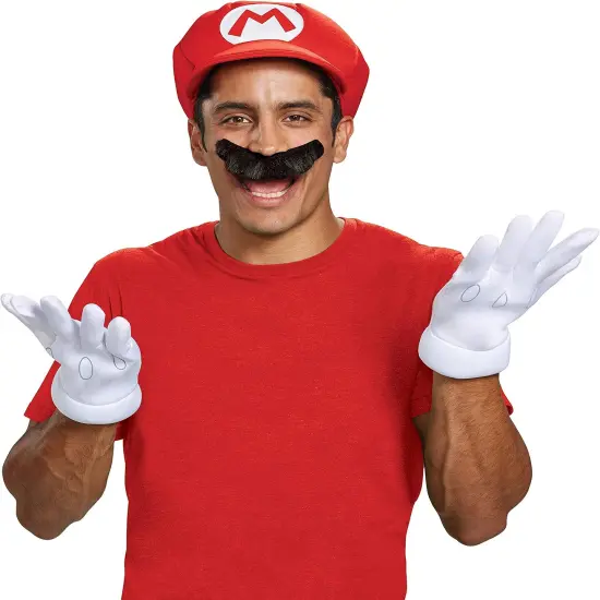 Super Mario Bros. Mario Adult Costume Accessory Kit {3}