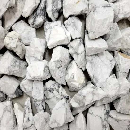 Howlite Crystals Raw Rough Stones Bulk {5}