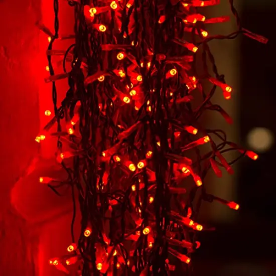 200 LED 66FT Halloween Fairy String Lights, Halloween Decoration Lights with 8 Lighting Modes, Mini String Lights Plug in for Indoor Outdoor Christmas Garden Wedding Party Decor, Orange {6}