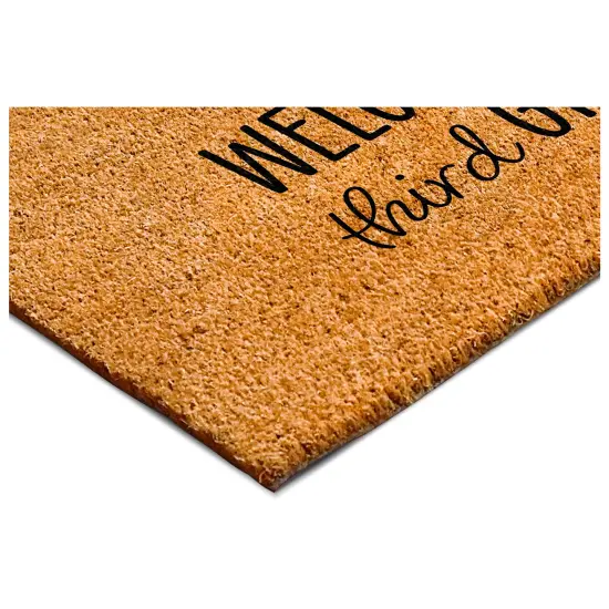 Personalized Welcome to Grade Doormat {7}