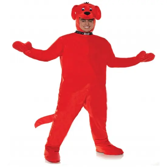 Men's Clifford The Big Red Dog Costume {1}
