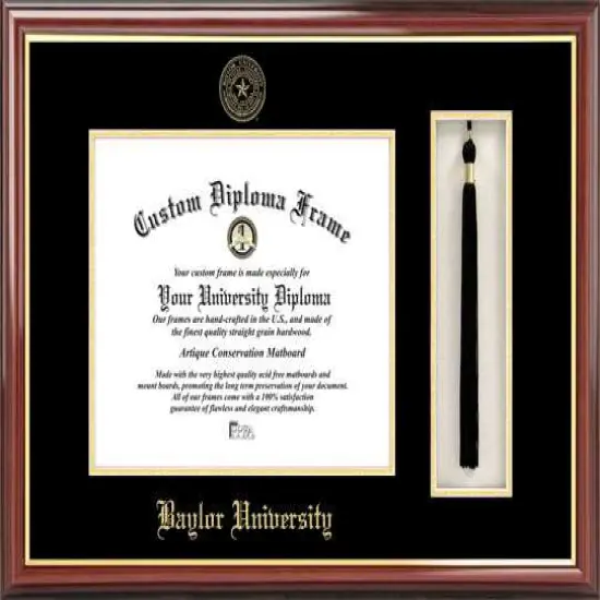 Baylor University 14w x 11h Tassel Box and Diploma Frame {1}