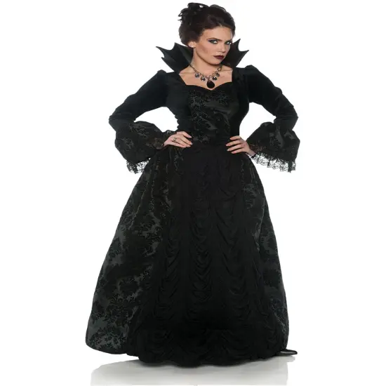 Women's Evil Queen Black Heart Costume {1}