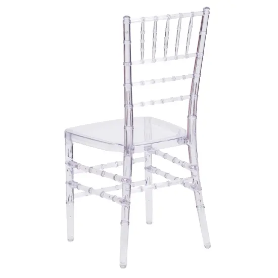 Emma and Oliver 2 Pack Stacking Ghost Chair Crystal Ice {4}