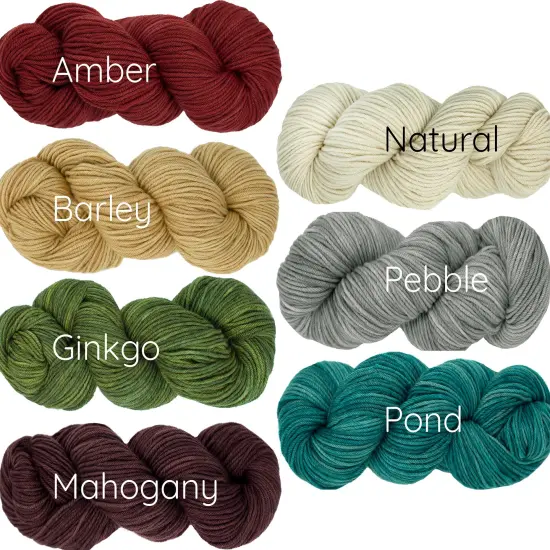 Living Dreams Purity: Organic Merino DK Yarn. Pacific Northwest Hand Dyed. Pebble {4}