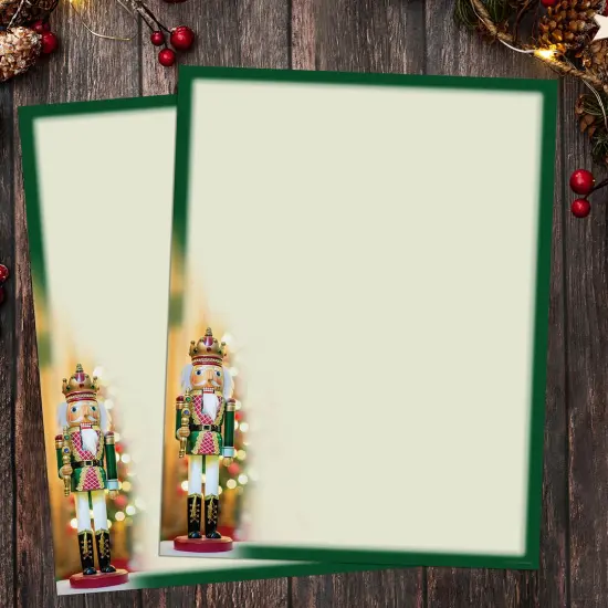 Great Papers! Holiday Nutcracker Letterhead, Invitations and Announcements, Printer Friendly, 8.5" x 11", 50 Pack {2}