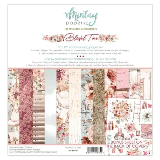Mintay Blissful Time 12 x 12 Paper Set {1}