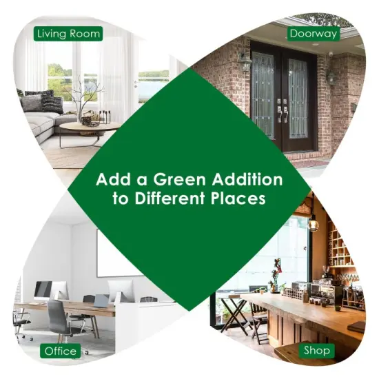 4 Feet Artificial Topiary Triple Ball Tree Plant Perfect for Indoor Outdoor Decor {6}