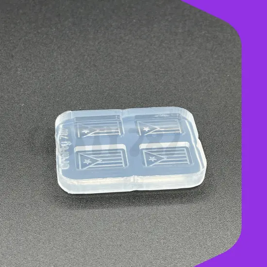 Puerto Rico Flag Silicone Mold (A1) {3}