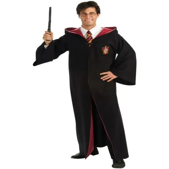 Adults Deluxe Gryffindor Harry Potter Hermione Granger Robe Costume Large 44 {1}