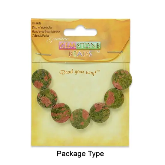 Unakite Natural Gemstone Beads and Pendants Collection - Value Pack {2}