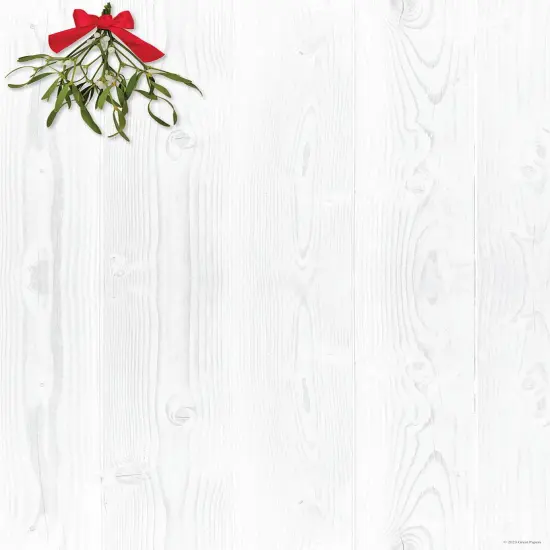 Great Papers! Barnwood Mistletoe Holiday Letterhead, Invitations, and Announcements, Printer Friendly 8.5" x 11", 50PK {1}