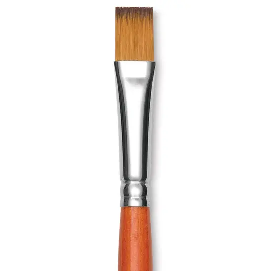 Raphael Golden Kaerell Brush - Flat, Short Handle, Size 10 {1}