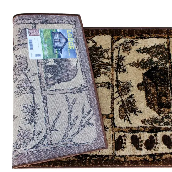 Masada Rugs Cabin Style Area Rug - Design L362 {3}