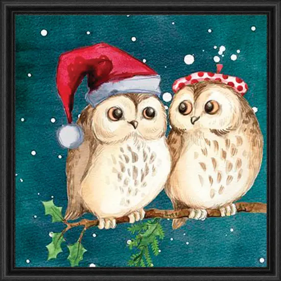 Sunrays Creations Needlearts We Give a Hoot About Christmas Chart & Fabric Counted Cross-Stitch Multi {1}