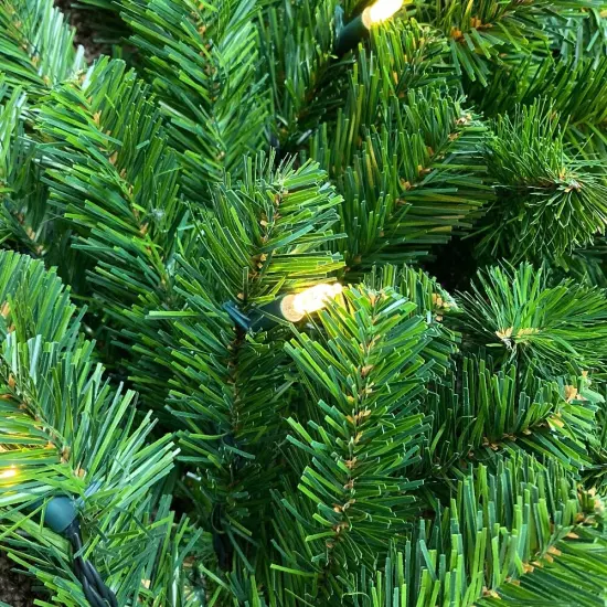 Christmas Garland 10' x 12" Colorado - Prelit LED - Plug-in - Holiday Tree - Non Connectable Plug-in {3}