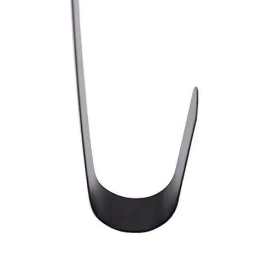 15" Wreath Hanger for Front Door Metal Over The Door Single Hook, Black(1) {4}