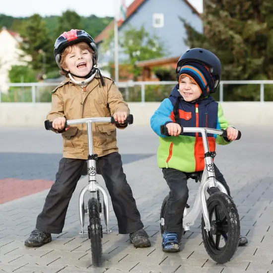 Aluminum Adjustable No Pedal Balance Bike for Kids-Black {2}