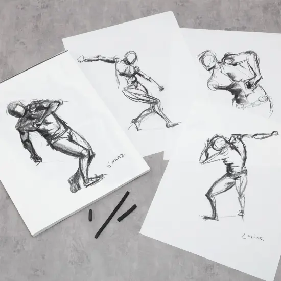 SoHo Urban Artist Colossal Sketch Pads - Tape Bound Sketchbook for Artists, Dry Media, Graphite, Students, & More! - Single (100 Sheets) {4}