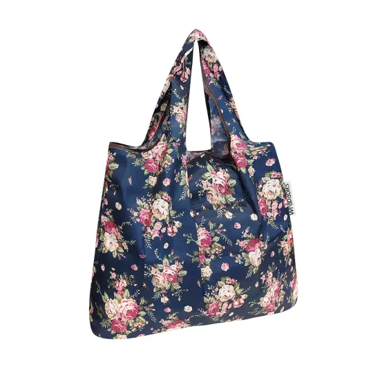 Wrapables Small Foldable Tote Nylon Reusable Grocery Bags Corsage {1}