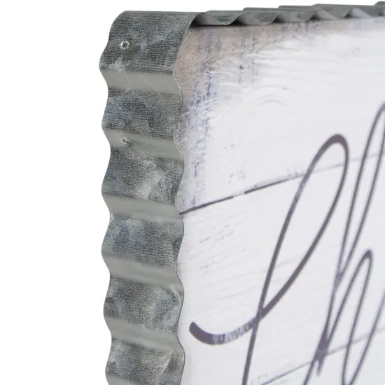 Northlight Metal Framed "Choose to See the Good" Decorative Canvas Wall Art 12" White {5}