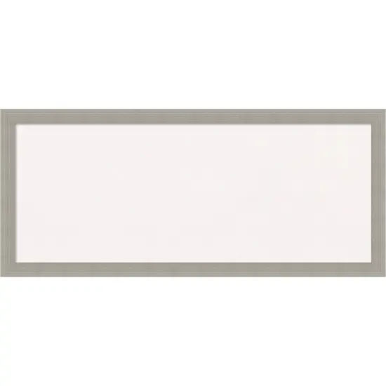 Woodgrain Stripe Wood Framed Corkboard, White Cork Grey {1}